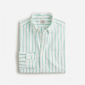 Camisas J.Crew Secret Wash cotton poplin Hombre Blancas Verde España | SMCHPZ605