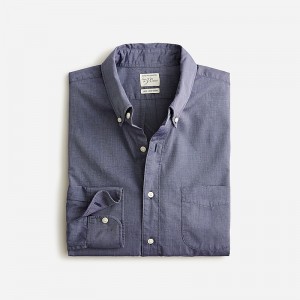 Camisas J.Crew Secret Wash cotton poplin Hombre Azul Marino España | CJUBDS968
