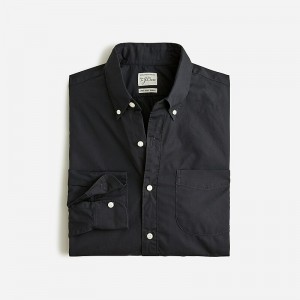 Camisas J.Crew Secret Wash cotton poplin Hombre Negras España | PLATMK825