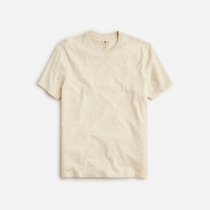 Camiseta J.Crew Broken-in Hombre Hthr Ecru España | AHSRWM284