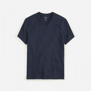 Camiseta J.Crew Broken-in V-neck Hombre Azul Marino España | HUQXOV348