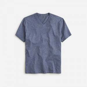 Camiseta J.Crew Broken-in V-neck Hombre Hthr Shadow España | GVUBXN024