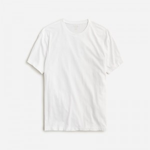 Camiseta J.Crew Broken-in short-sleeve Hombre Blancas España | DTGORZ860