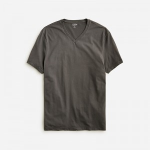 Camiseta J.Crew Broken-in short-sleeve V-neck Hombre Bedford Coal España | PSEKQX924