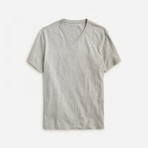 Camiseta J.Crew Broken-in short-sleeve V-neck Hombre Gris España | ANCVTK134