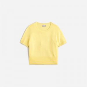 Camiseta J.Crew Cashmere shrunken Mujer Honeycomb España | AKLSEM476