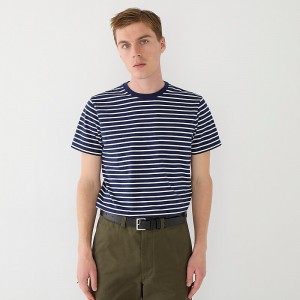 Camiseta J.Crew Cotton Hombre Azul Marino España | LVDCXI426