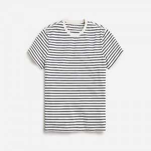 Camiseta J.Crew Cotton Hombre Azul Marino España | UQDWBH218