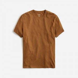 Camiseta J.Crew Hemp-organic cotton blend Hombre Cafe España | ATRGYH971