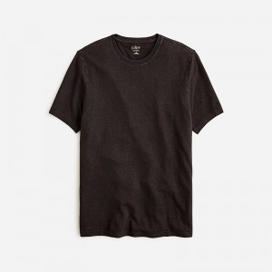 Camiseta J.Crew Hemp-organic cotton blend Hombre Negras España | NIYJRE593
