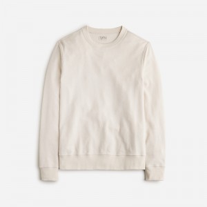 Camiseta J.Crew Long-sleeve textured sweater Hombre Natural España | WOVEMX193