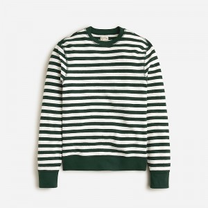Camiseta J.Crew Long-sleeve textured sweater Hombre Verde España | QNCTSE853
