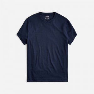 Camiseta J.Crew Performance with COOLMAX® technology Hombre Azul Marino España | RLZJMQ903