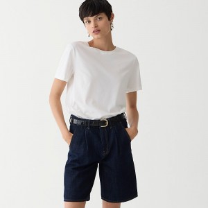 Camiseta J.Crew Pima cotton relaxed Mujer Blancas España | AMJVSB953