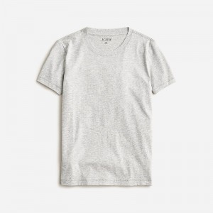 Camiseta J.Crew Pima cotton relaxed Mujer Gris España | JPOHWM630