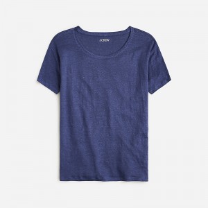 Camiseta J.Crew Relaxed Mujer Azul Real Azul Marino España | ORQHZE643