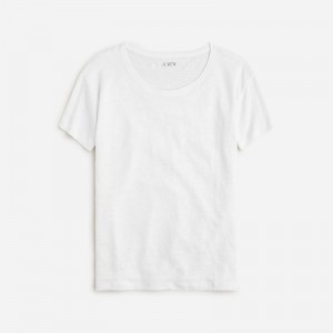 Camiseta J.Crew Relaxed Mujer Blancas España | LDTCZJ452