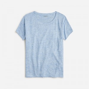 Camiseta J.Crew Relaxed Mujer Heather Peri España | AZEHRO758