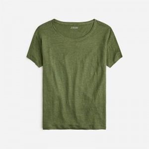 Camiseta J.Crew Relaxed Mujer Verde España | IYHTJV062