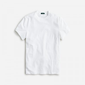 Camiseta J.Crew Relaxed premium-weight cotton no-pocket Hombre Blancas España | XDKTHR635