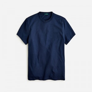 Camiseta J.Crew Relaxed premium-weight cotton no-pocket Hombre Azul Marino Oscuro España | PJQFYW407