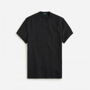 Camiseta J.Crew Relaxed premium-weight cotton no-pocket Hombre Negras España | NWJAFK271