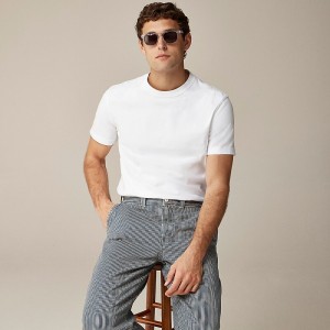 Camiseta J.Crew Relaxed premium-weight cotton no-pocket Hombre Blancas España | AZFXDW231