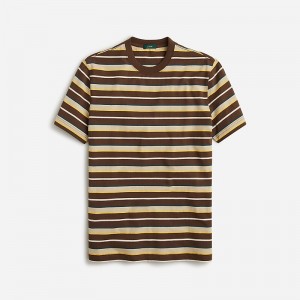 Camiseta J.Crew Relaxed premium-weight cotton Hombre Marrones Kaki España | UXOCLH187