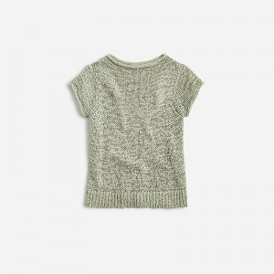 Camiseta J.Crew Textured sweater Mujer Pale Surplus España | UNYQSD569
