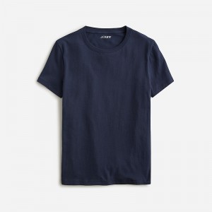 Camiseta J.Crew Vintage jersey classic-fit crewneck Mujer Azul Marino España | JCYVPQ125