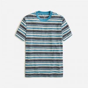 Camiseta J.Crew Vintage-wash cotton Hombre Azules España | WNODIV918