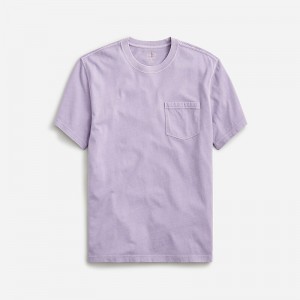 Camiseta J.Crew Vintage-wash cotton Hombre Lavanda España | KSPTZQ167
