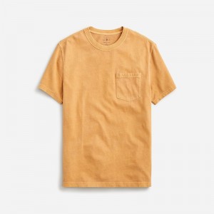 Camiseta J.Crew Vintage-wash cotton Hombre Doradas España | MLZPJG301