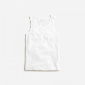 Camiseta sin Manga J.Crew Broken-in Hombre Blancas España | BFLRZV257