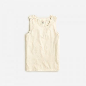 Camiseta sin Manga J.Crew Broken-in Hombre Natural España | UBGOZN936
