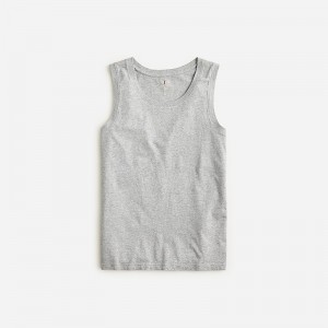 Camiseta sin Manga J.Crew Broken-in Hombre Hthr Graphite España | HDWRVY358