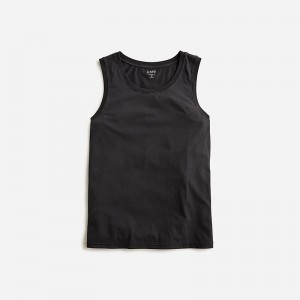 Camiseta sin Manga J.Crew Broken-in Hombre Negras España | RWQMZI685
