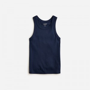 Camiseta sin Manga J.Crew Perfect-fit high-neck Mujer Azul Marino España | LGZRXY385