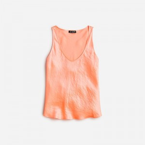 Camiseta sin Manga J.Crew Scoopneck Mujer Brilliant Peony España | TLKRAC591
