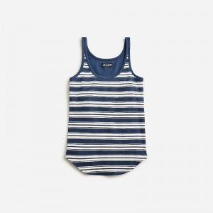 Camiseta sin Manga J.Crew Vintage rib shelf-bra Mujer Leo Stripe Evening Ivor España | LNSIDX961