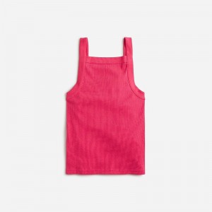 Camiseta sin Manga J.Crew Vintage rib wide-strap Mujer Rosas Rosas España | LFJWHN629