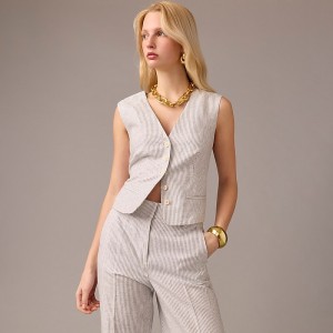 Chaleco J.Crew Collection suit Mujer Gris España | ONHARL582