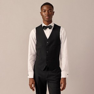 Chaleco J.Crew Ludlow Slim-fit tuxedo Hombre Negras España | BTYNGZ510
