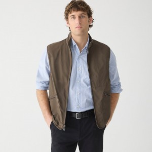 Chaleco J.Crew Stretch tech Hombre Morel España | PVSZQT651