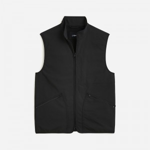 Chaleco J.Crew Stretch tech Hombre Negras España | CKOHLJ739