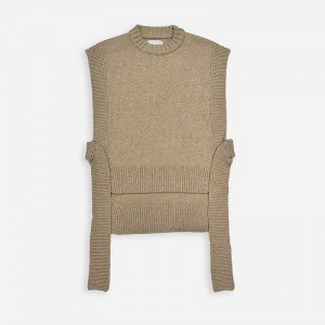 Chaleco J.Crew The Knotty Ones Kalvos Mujer Sand España | JAPQNS597