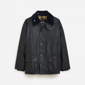 Chaquetas J.Crew Barbour® Bedale wax Hombre Azul Marino España | XPGLZY295