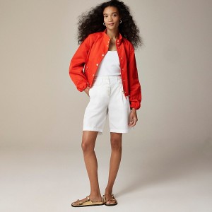 Chaquetas J.Crew Collection lightweight bomber Mujer Poppy España | PZSJIC038