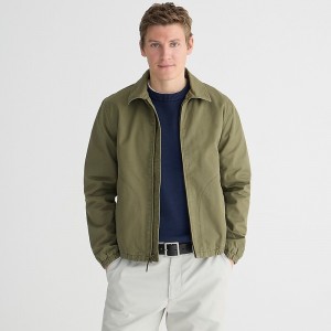 Chaquetas J.Crew Harrington Hombre Verde Oliva España | QFYKJS651