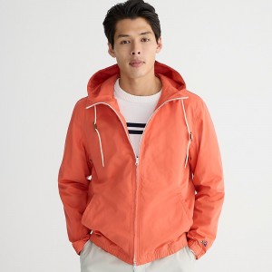 Chaquetas J.Crew Hooded surf Hombre Naranjas España | WSOPJK058
